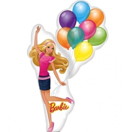 Barbie Balloons Luftballon aus Folie inklusive Helium