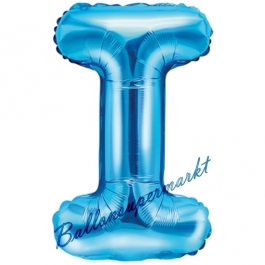 Luftballon Buchstabe I, blau, 35 cm