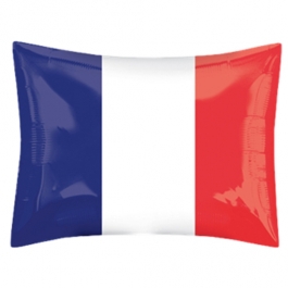 Nationalflagge Frankreich Luftballon, Folienballon mit Helium-Ballongas