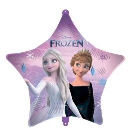 Folienballon in Sternform mit Elsa und Anna, Frozen 2, heliumgefüllt Folienballon in Sternform mit Elsa und Anna, Frozen 2, heliumgefüllt