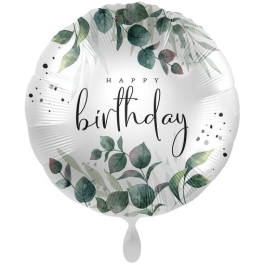 Folienballon XXL Natural Greenery Birthday 