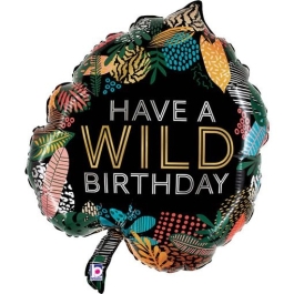 Luftballon, Happy Birthday zum Geburtstag, ohne Helium