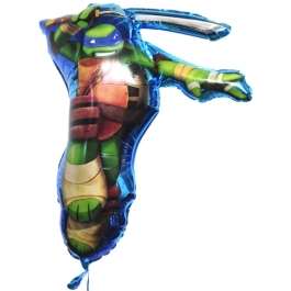 Folienballon Leonardo, Ninja Turtles, ohne Helium