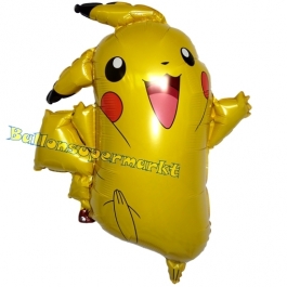 Pikachu, Pokémon Luftballon aus Folie inklusive Helium