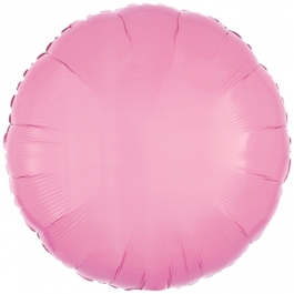 Rundluftballon Rosa, 45 cm mit Ballongas Helium