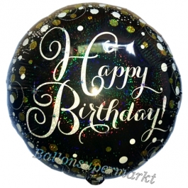 Sparkling Celebration Birthday, Luftballon zum Geburtstag mit Helium