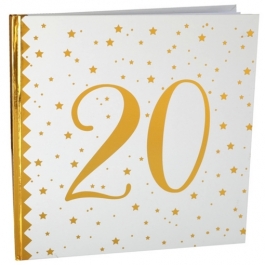 Gästebuch zum 20. Geburtstag und Jubiläum