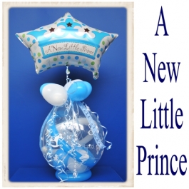 Geschenkballon, Geburt, Taufe, Baby Party, A New Little Prince