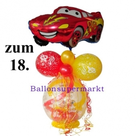 Geschenkballon zum 18. Geburtstag, Auto