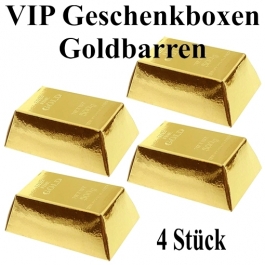 VIP Geschenkboxen, Partydekoration, 4 Stück