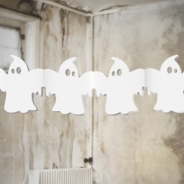 Halloween-Deko-Girlande mit Geistern