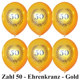 Luftballons "50 Jahre" 100 Stück