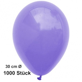 Luftballon Lila, Pastell, gute Qualität, 1000 Stück