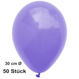 Luftballon Lila, Pastell, gute Qualität, 50 Stück