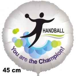 Handball Luftballon. You are the Champion! 45 cm inklusive Helium
