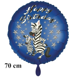 Happy Birthday Zebra Kindergeburtstag großer Luftballon