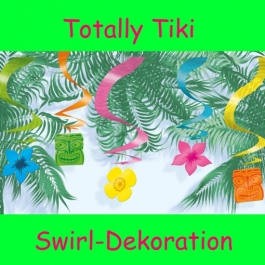 Hawaii-Partydekoration, Deko-Wirbler, Swirls