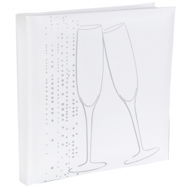 Hochzeit Gästebuch Champagner