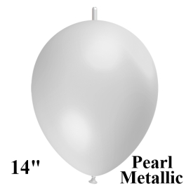 Kettenballons-Metallic-Pearl-100-Stueck-35-cm-Girlanden-Luftballons