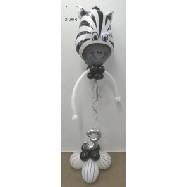 Geburtstags-Deko-Zebra