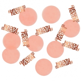 Elegant Lush Blush Happy Birtday Konfetti zum Geburtstag, 25g