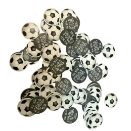 Tischkonfetti, Fußball