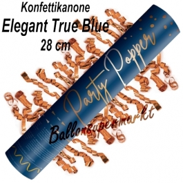 Konfettikanone Elegant True Blue, 28 cm