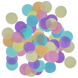 Pastel Rainbow Konfetti-Punkte, Tischdekoration, 15 Gramm