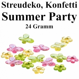 Streudeko Sommer, Konffeti Partydekoration Hawaii 