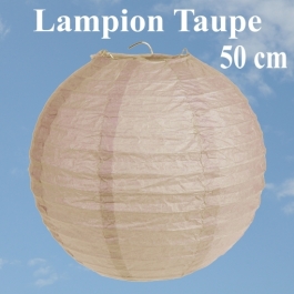 XL Lampion Taupe, 50 cm