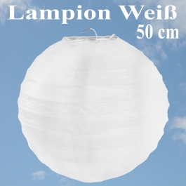 XL Lampion Weiß, 50 cm