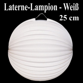 Laterne-Lampion Weiß, 25 cm