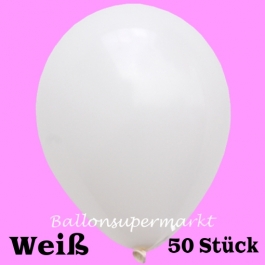 Großer 40x36 cm Luftballon in Weiß