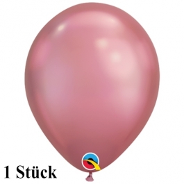Qualatex Luftballon in Chrome Mauve, 27,5 cm, 1 Stück