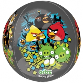 Angry Birds Orbz Luftballon aus Folie, inklusive Helium