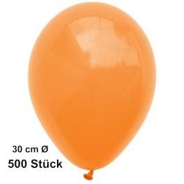 Luftballon Mandarin, Pastell, gute Qualität, 500 Stück