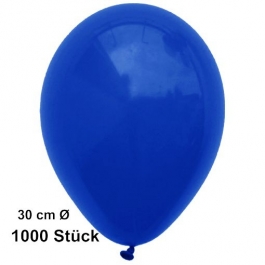 Luftballon Marineblau, Pastell, gute Qualität, 1000 Stück