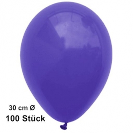 Luftballon Violett, Pastell, gute Qualität, 100 Stück
