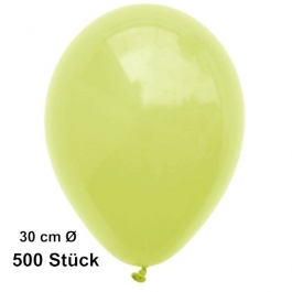 Luftballon Zitronengelb, Pastell, gute Qualität, 500 Stück