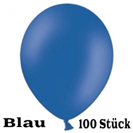 Luftballons 23 cm, Blau, 100 Stück