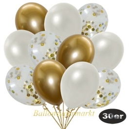 luftballons-30er-pack-10-gold-konfetti-und-10-metallic-weiss-10-chrome-gold