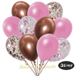 luftballons-30er-pack-5-rosegold-5-rosa-konfetti-und-10-metallic-rose-10-chrome-kupfer