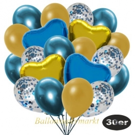 luftballons-30er-pack-9-hellblau-konfetti-und-9-metallic-gold-8-chrome-blau-2-folienballons-blau-2-folienballons-gold