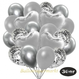 luftballons-30er-pack-9-silber-konfetti-und-9-metallic-silber-8-chrome-silber-4-folienballons-silber