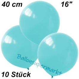 Luftballons 40 cm, Babyblau, 10 Stück