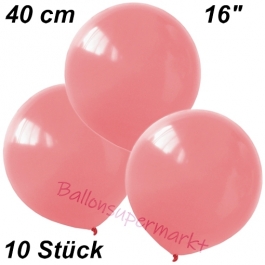 Luftballons 40 cm, Babyrosa, 10 Stück