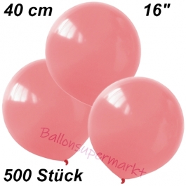 Luftballons 40 cm, Babyrosa, 500 Stück