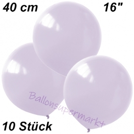 Luftballons 40 cm, Flieder, 10 Stück