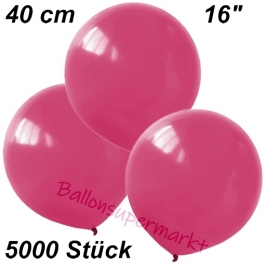 Luftballons 40 cm, Fuchsia, 5000 Stück