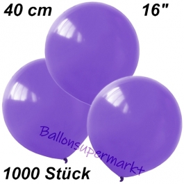 Luftballons 40 cm, Lavendel, 1000 Stück
